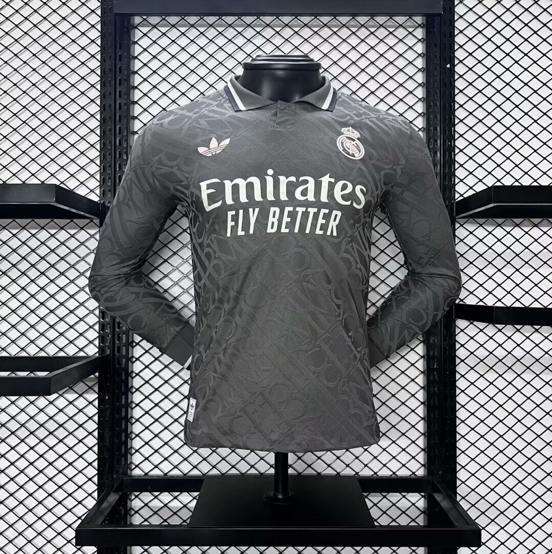 AAA Quality Real Madrid 24/25 Third Dark Grey Leaked Long(Player